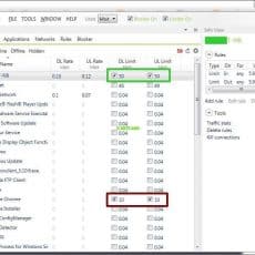 How to Limit Download and Upload Speeds in Windows 7